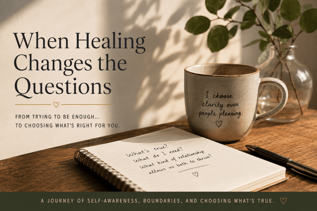 When Healing Changes the&nbsp;Questions