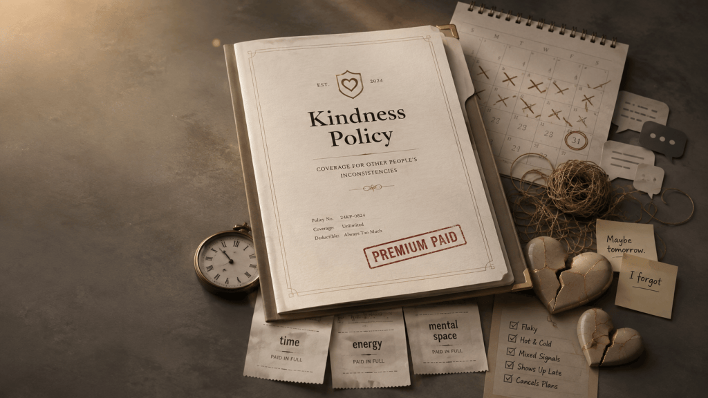 When Kindness Becomes Insurance for Other People’s&nbsp;Inconsistencies